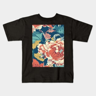 Colorful Flower Pattern V11 Kids T-Shirt
